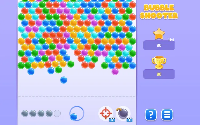 Bubble Shooter gameplay screenshot 1