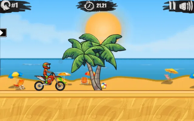 Moto X3M gameplay screenshot 1